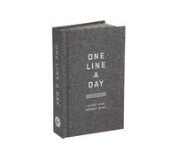 Charcoal Canvas One Line a Day : A Five-Year Memory Book