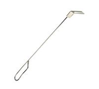 Charcoal Rake - 46 x 3 x 5,5 cm Cleaning Tools With Long Handle | Elongated Fireplace Charcoal Rake For Fire Pits Pizza Oven Wood Stove Smokehouses Kettle Campfire Outdoor Grilling Party Garden