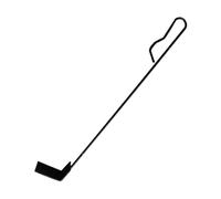 Charcoal Rake - 46x3x5.5cm Cleaning Tools With Long Handle | Elongated Fireplace Charcoal Rake For Fire Pits Pizza Oven Wood Stove Smokehouses Kettle Campfire Outdoor Grilling Party Garden