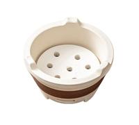 Charcoal Set di stufe a carbone in argilla vintage - Kit for barbecue con pentola calda for preparare il tè da interni ed esterni for 1-2 persone con vassoio for l'acqua(Medium)