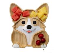 Charcuterie Boards - Cheese Serving Board | Dog Themed Multi-Compartment Platter | Cheese Board Serving Tray | Appetizer Platter Party Supplies For Christmas Holiday Birthday Wedding Party Hosting
