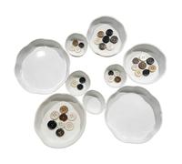 Charcuterie Tray - 9-Grid Aluminum Serving Bowls For Snacks & Appetizers | Decorative Party Platter For Nuts, Fruit, Candy & Dessert Presentation