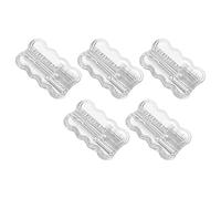 Charger Cord Protector - Wire Saver Covers | 5-Pack Transparent Rubber Set