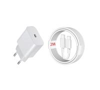 Charger for iPhone 16 Fast Charging, PD Power Adapter Wall Charger Block with 2M USB C to USB C Cable for iPhone 16/16 Pro/16 Pro Max/16 Plus/15 Pro/15 Pro Max/15 Plus (1 * Charger + 1 * Cavo)