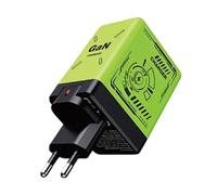Chargeur Rapide Bloc Alimentation Double Port adaptateur rétractable Portatile Compatible Smartphone Tablette ordinateur Portable Console Maison Bureau Voiture Voyage hôtel Prise murale universel