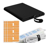 Charging Cord Organizer - 20 Reusable Cable Ties With 18 Multicolor Labels, Adjustable Wire Management Set, | Perfect For Cords, USB Wires, Electronics, Desk, Home, Office, Travel,