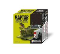 Charging Racer U-POL Kit RAPTOR® Rivestimento Protettivo Tintabile, Kit 4 Bottiglie con Indurente, 3.8 Litri, Resistente a UV, Ruggine e Corrosione