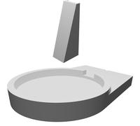Charging Shelf with Wall Mount for Logitech Harmony Elite Remote