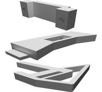 Charging Stand for PS Vita PCH-1000/1100 with Protective Case Compatibility