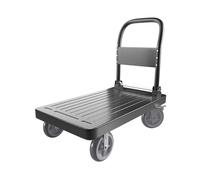 Chariot de manutention Pliable et Multifonctionnel avec Roues Frein en Caoutchouc 6 Pouces for Use Industriel Commercial Diable Pieghevole Compatto