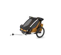 Rimorchio bici bambini Thule Chariot Sport 2 double natural gold