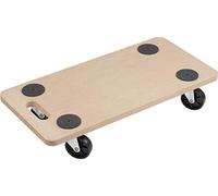 Carrello a pianale in MDF, ruote in poliammide