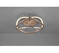 CHARIVARI PLAFONIERA LED 20W · 1x 2500lm, 3000K OTTONE SATINATO ELLISSI DIMMERABILE CON INTERRUTTORE D. 41CM