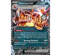 Charizard EX SVP196 Carta promozionale lenticolare oversize | Carta Pokémon XXL | Promo Black Star Scarlet & Viola | Titano autenticato per collezionisti, allenatori e fan