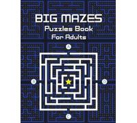 Charla Smith Publisher Big Mazes Puzzles Book For Adults (Tascabile)