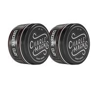 Charlemagne Hair Clay Pomade - 100 ml - Crema modellante opaca e argilla modellante per uomo - Prodotto per lo styling dei capelli solubile in acqua