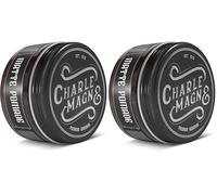 Charlemagne Pomata opaca per capelli - 100 ml Crema e pomata premium per lo styling dei capelli da uomo - Argilla per capelli con finitura opaca (100 Ml, Tenuta forte) (Confezione da 2)