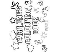 Charlene's Colouring Book: Personalised with Your Name on Every Page