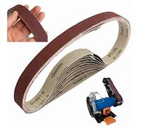 ChaRLes 10Pcs 760X25Mm 100 Nastri Abrasivi A Grana Abrasiva Carta Abrasiva