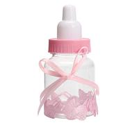 ChaRLes 12Pcs Riempibile Bottiglie Candy Box Baby Doccia Partito Favorire La Cristianità - Rosa