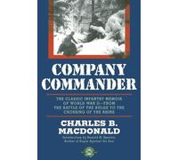 Charles B MacDonald Company Commander (Tascabile)
