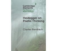 Charles Bambach Heidegger on Poetic Thinking (Copertina rigida)
