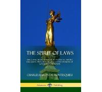 Charles Baron De Montesquieu The Spirit of Laws (Tascabile)
