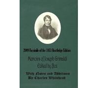 Charles 'Boz' D Memoirs of Joseph Grimaldi - Edited by Boz - With No (Tascabile)