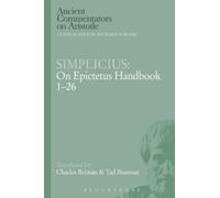 Charles Brittain Tad Brennan Simplicius: On Epictetus Handbook 1-26 (Tascabile)