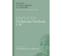 Charles Brittain Tad Brennan Simplicius: On Epictetus Handbook 1-26 (Tascabile)