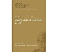 Charles Brittain Tad Brennan Simplicius: On Epictetus Handbook 27-53 (Tascabile)