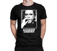 Charles Bukowski Find What You Love and Let It Kill You - Maglietta da uomo, Nero , S