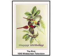 Charles Chaplin: The Rink: 16x9 Widescreen TV: Greeting Card: Hapy Birthday