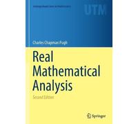Charles Chapman Pugh Real Mathematical Analysis (Tascabile)