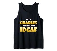 Charles Costume IDGAF Funny Meme Halloween Costume Charlies Canotta