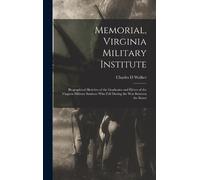 Charles D Walker Memorial, Virginia Military Institute (Copertina rigida)