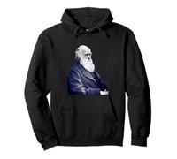 Charles Darwin di Julia Margaret Cameron Felpa con Cappuccio
