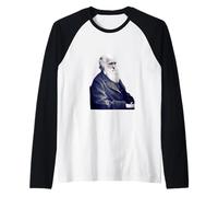 Charles Darwin di Julia Margaret Cameron Maglia con Maniche Raglan