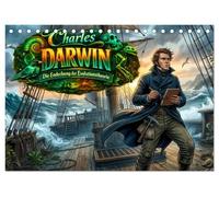 Charles Darwin - Die Entdeckung der Evolutionstheorie (Tischkalender 2027 DIN A5 quer), CALVENDO Monatskalender: Darwins Lebensweg, von der Naturbeobachtung zur Evolutionstheorie.