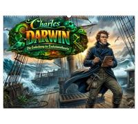 Charles Darwin - Die Entdeckung der Evolutionstheorie (Wandkalender 2027 DIN A2 quer), CALVENDO Monatskalender: Darwins Lebensweg, von der Naturbeobachtung zur Evolutionstheorie.