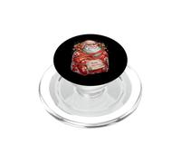 Charles Darwin Evolution Candy Cane Carta Regalo PopSockets PopGrip per MagSafe