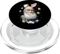 Charles Darwin Evolution Theory Easter Rabbit Egg Bunny Earars PopSockets PopGrip per MagSafe
