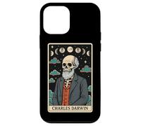 Charles Darwin Evolution Theory Scheletro Tarocchi Carta Strega Custodia per iPhone 12 mini