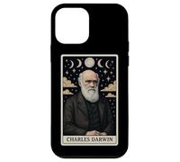 Charles Darwin Evolution Theory Tarocchi Witchy Moon Custodia per iPhone 12 mini