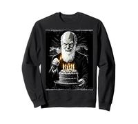 Charles Darwin Evolution Theory - Torta di Compleanno per Festa di Compleanno Felpa