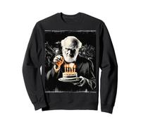 Charles Darwin Evolution Theory - Torta di Compleanno per Festa di Compleanno Felpa