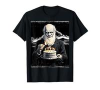 Charles Darwin Evolution Theory - Torta di Compleanno per Festa di Compleanno Maglietta