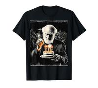 Charles Darwin Evolution Theory - Torta di Compleanno per Festa di Compleanno Maglietta