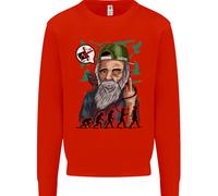 Charles Darwin Evoluzione Ateo Ateismo Uomo Felpa Maglione