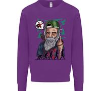 Charles Darwin Evoluzione Ateo Ateismo Uomo Felpa Maglione